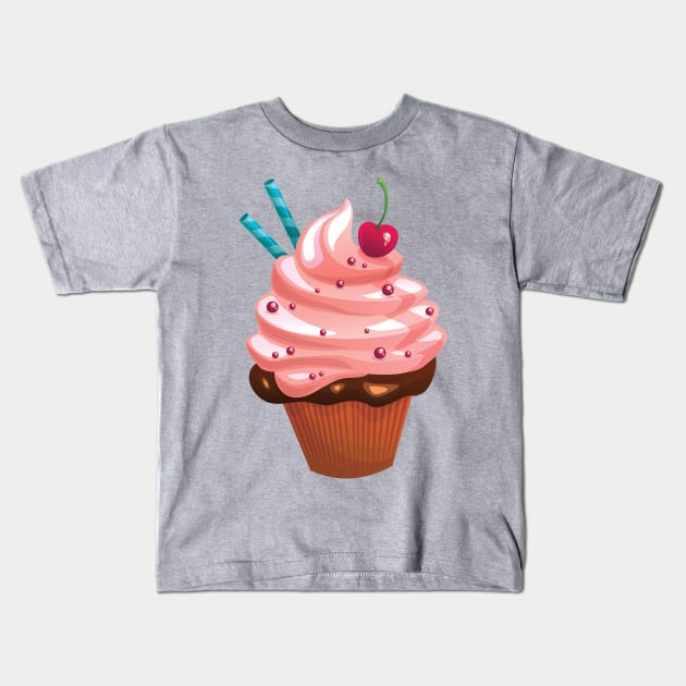 You can't buy happiness, but you can buy cupcake Kids T-Shirt by Plushism